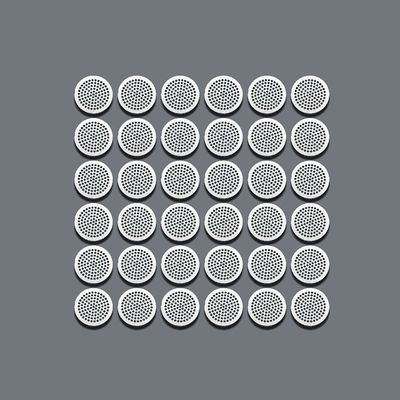 Stal nierdzewna Etched 0,1 mm grubości Metal Speaker Mesh dla telefonów komórkowych